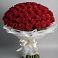 Букет 101 Красная роза Блэк Мэджик в Пятигорском