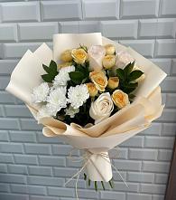 Букет цветов из:  Розы и Хризантемы #REPLACE_PRED# Пятигорском