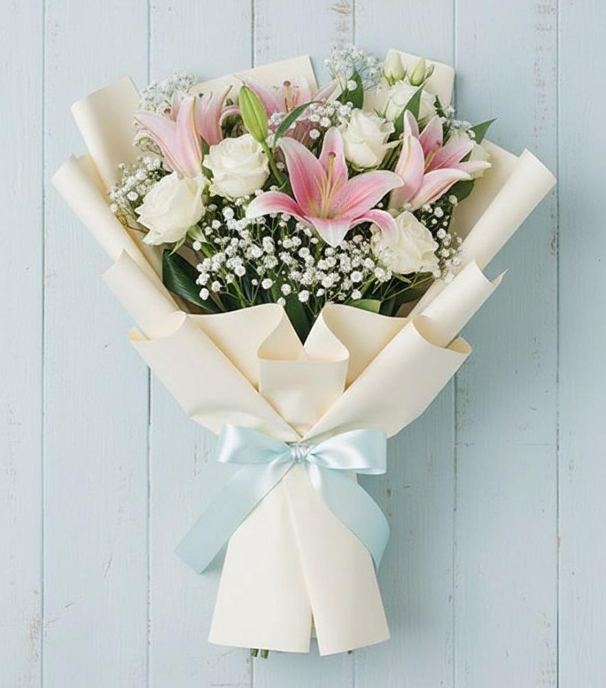 Букет цветов из: Лилии в Пятигорском