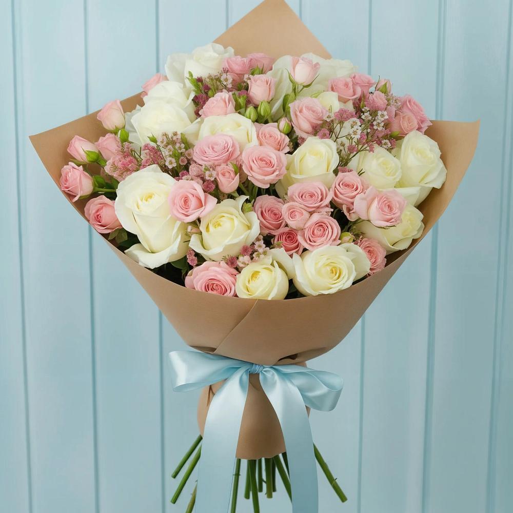 Букет цветов из: Розы в Пятигорском