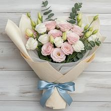 Букет цветов из:  Лизиантусы в Пятигорском