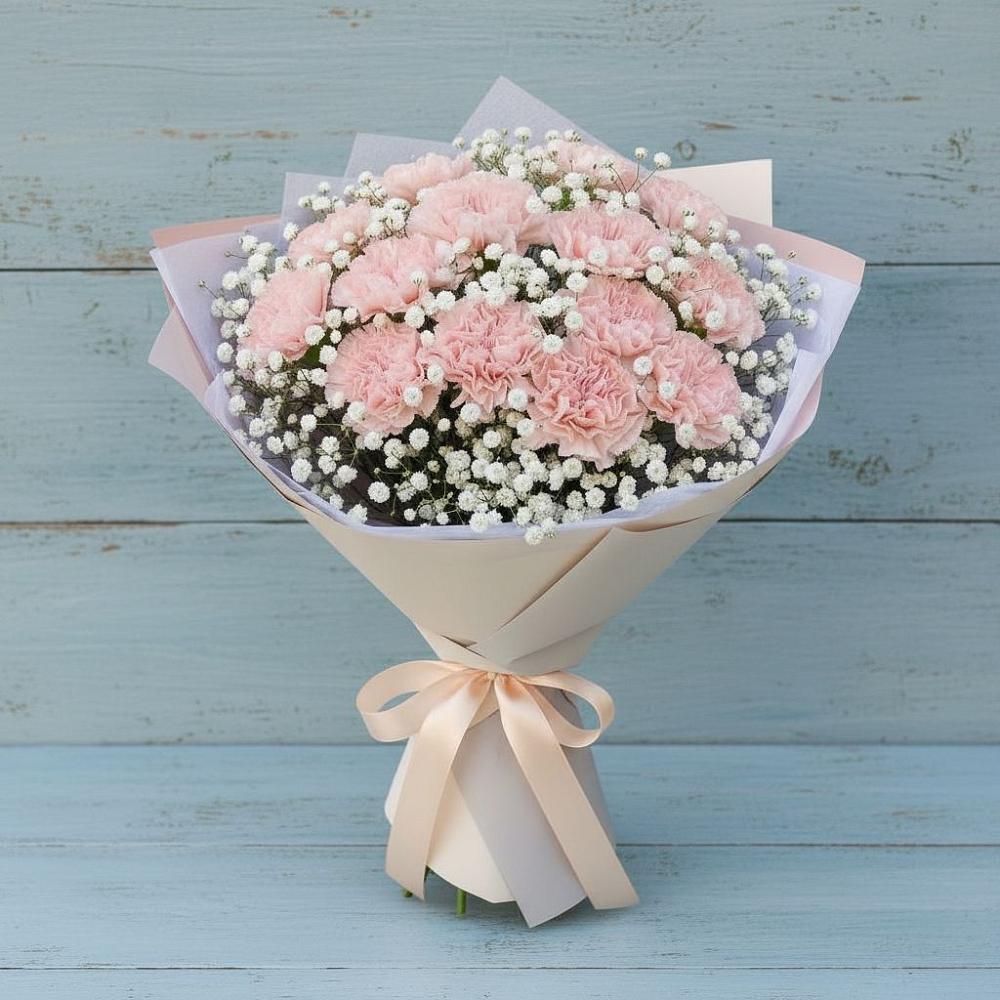 Букет цветов из: Гвоздики в Пятигорском