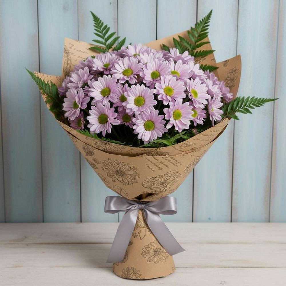 Букет цветов из: Хризантемы в Пятигорском