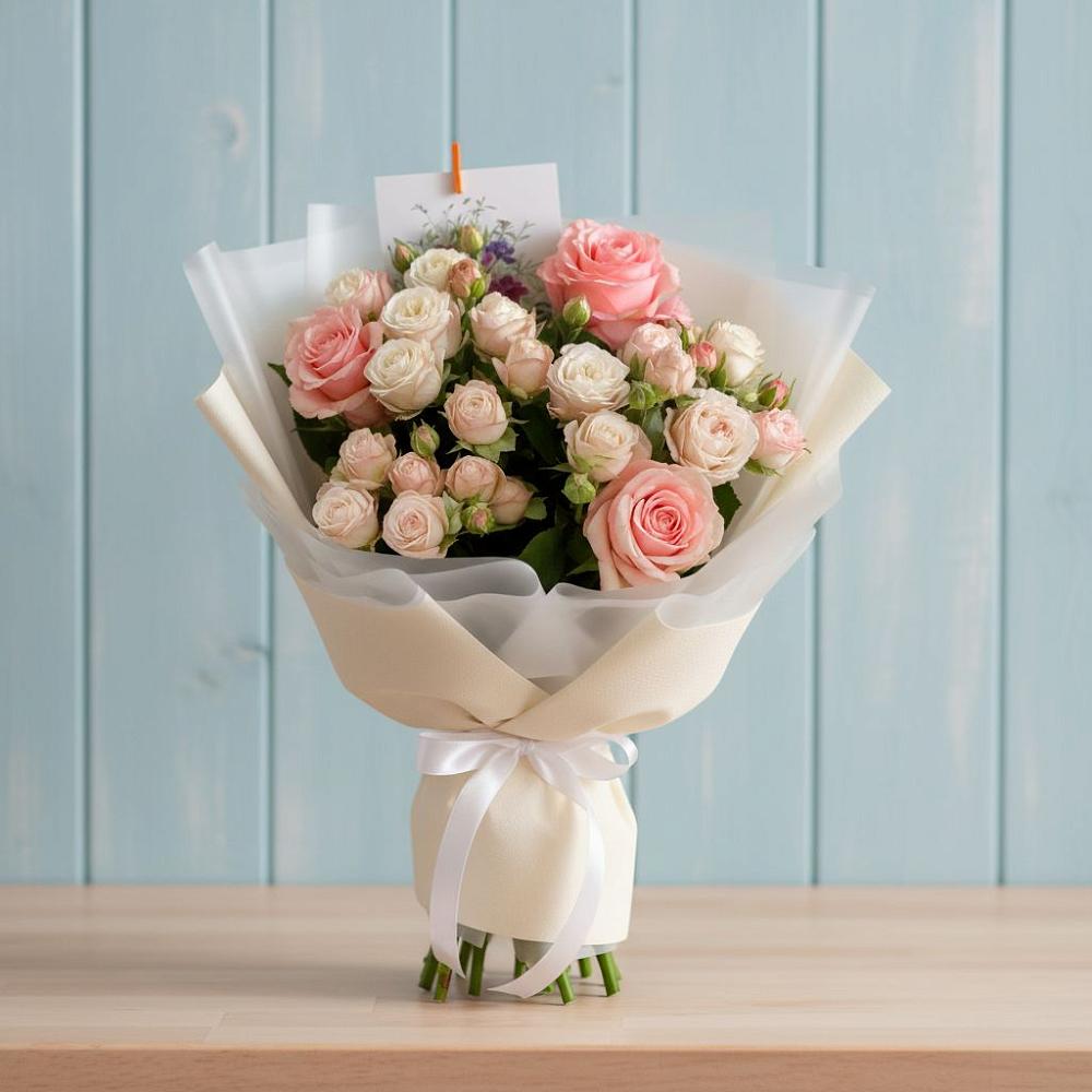 Букет цветов из: Розы в Пятигорском