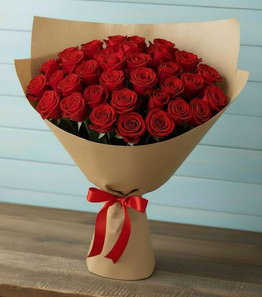 Букет Красные розы Милано в Пятигорском