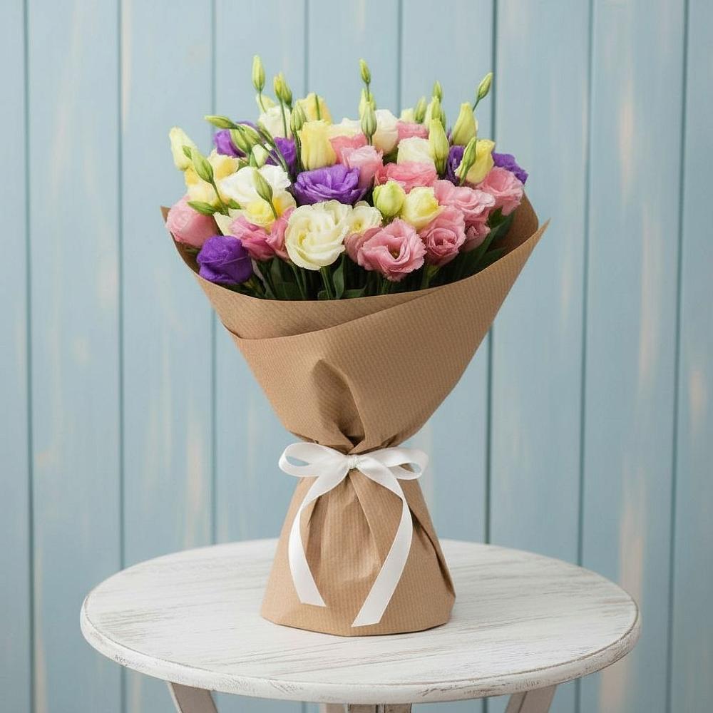 Букет цветов из: Лизиантусы в Пятигорском