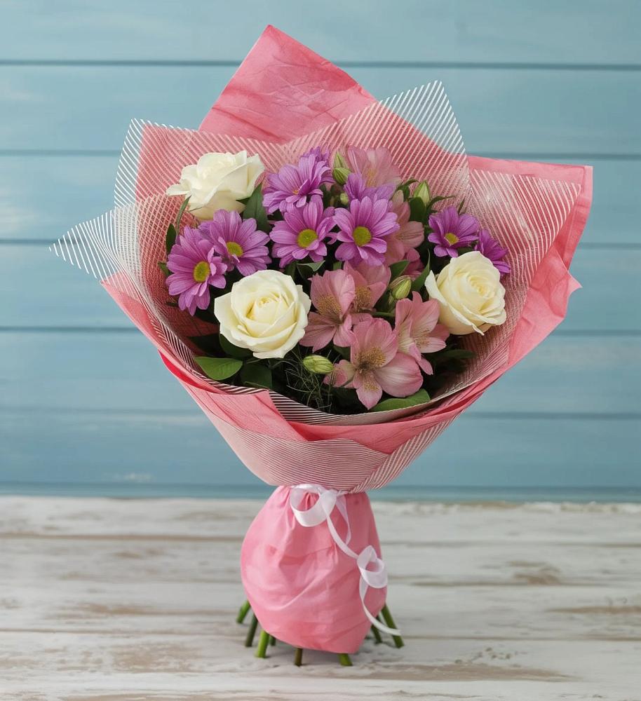 Букет цветов из: Герберы в Пятигорском