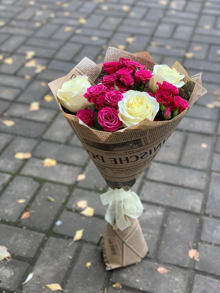 Букет цветов из: Розы в Пятигорском