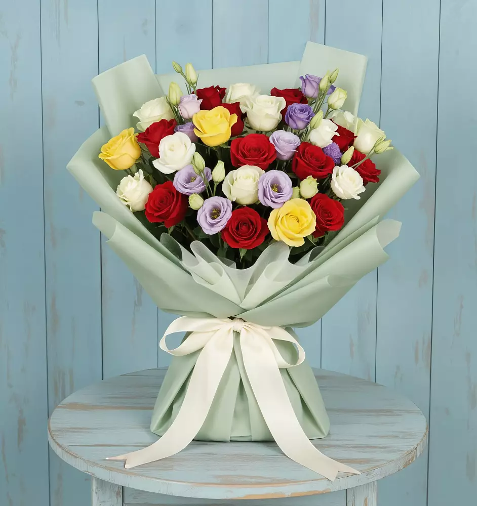 Букет цветов из: Розы в Пятигорском